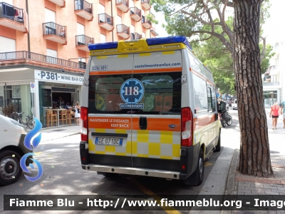 Fiat Ducato X290 
Cooperativa sociale Castel Monte Onlus
Ambulanza convenzionata
SUEM 118 Venezia Emergenza
Ospedale di Jesolo (VE)
"026" "INDIA 1"
Allestimento Orion 
Parole chiave: Fiat Ducato_X290 Ambulanza