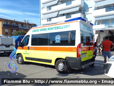 Fiat Ducato X290 
Croce Verde Montebelluna (TV)
in convenzione SUEM 118 TrevisoEmergenza
Codice Veicolo: 08
Allestimento Class 
Parole chiave: Fiat Ducato_X290 Ambulanza