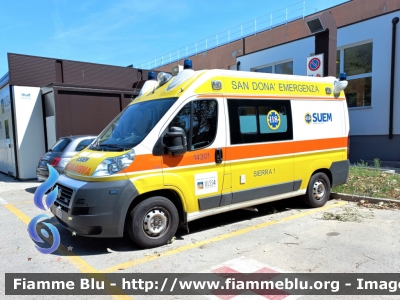 Fiat Ducato X250
Azienda ULSS 4 Veneto Orientale
SUEM 118 Venezia Emergenza
"SIERRA 1"
Allestimento Alea
Parole chiave: Fiat Ducato_X250 Ambulanza