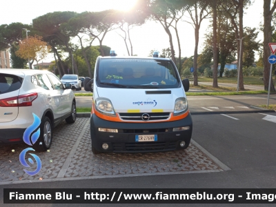 Opel Vivaro I serie 
Cooperativa sociale Castel Monte Onlus
Automezzo convenzionato SUEM 118 
Unità Maxiemergenze
Parole chiave: Opel Vivaro_Iserie