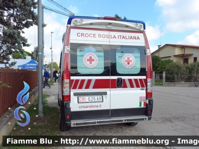 Fiat Ducato X250 
Croce Rossa Italiana
Comitato di San Donà di Piave (VE)
Allestimento EDM
CRI 626 AH
Parole chiave: Fiat Ducato_X250 Ambulanza CRI626AH