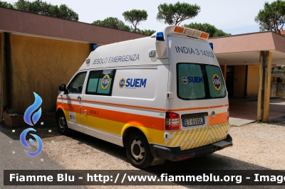 Volkswagen Transporter T5 
Azienda ULSS 4 Veneto Orientale
SUEM 118 ULSS 4 Emergenza
Ospedale di Jesolo (VE)
Allestimento Alea
"INDIA 3" 
Parole chiave: Volkswagen Transporter_T5 Ambulanza