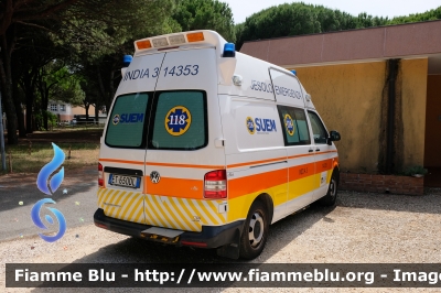 Volkswagen Transporter T5 
Azienda ULSS 4 Veneto Orientale
SUEM 118 ULSS 4 Emergenza
Ospedale di Jesolo (VE)
Allestimento Alea
"INDIA 3" 
Parole chiave: Volkswagen Transporter_T5 Ambulanza