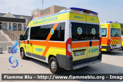 Fiat Ducato X290 
Azienda ULSS 4 Veneto Orientale
SUEM 118 ULSS 4 Emergenza
Ospedale di Jesolo (VE)
Allestimento Pam Mobility
"INDIA 4" 
Parole chiave: Fiat Ducato_X290 Ambulanza JEAS-2022