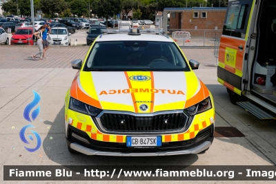 Skoda Octavia Scout IV serie
Azienda ULSS 4 Veneto Orientale
SUEM 118 ULSS 4 Emergenza
Ospedale di San Donà di Piave (VE)
Allestimento Aricar
"SIERRA 0" 
Parole chiave: Skoda Octavia_Scout_IVserie JEAS-2022