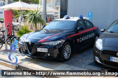 Alfa-Romeo Nuova Giulia 
Carabinieri
Nucleo Operativo Radiomobile
Allestimento FCA
CC EF 376 
Parole chiave: Alfa-Romeo Nuova_Giulia CCEF376 JEAS-2022