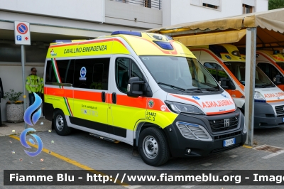 Fiat Ducato X290 
P.A. Croce Verde Cavallino Treporti (VE)
in convenzione SUEM 118 Cavalllino Emergenza
Allestimento Aricar
"INDIA CHARLIE 3" 
Parole chiave: Fiat Ducato_X290 Ambulanza