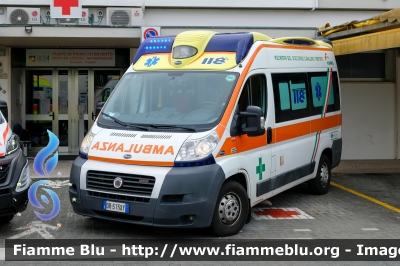 Fiat Ducato X250 
P.A. Croce Verde Cavallino Treporti (VE)
in convenzione SUEM 118 Cavalllino Emergenza
Allestimento Aricar
"INDIA CHARLIE 3" 
Parole chiave: Fiat Ducato_X250 Ambulanza