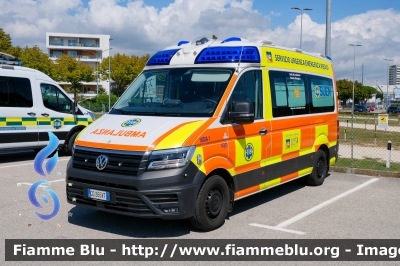 Volkswagen Crafter II serie 
Azienda ULSS 4 Veneto Orientale
SUEM 118 ULSS 4 Emergenza
Ospedale di San Donà di Piave (VE)
Allestimento Ambitalia
"INDIA 1" 
Parole chiave: Volkswagen Crafter_IIserie Ambulanza JEAS-2023