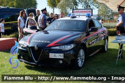 Alfa Romeo Nuova Giulia 
Carabinieri
Nucleo Operativo Radiomobile
Allestimento FCA
CC EL 753 
Parole chiave: Alfa-Romeo Nuova_Giulia CCEL753