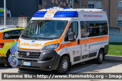 Fiat Ducato X290  
Azienda ULSS 6 Euganea
SUEM 118 ULSS 6 Emergenza
Ospedale di Cittadella (PD)
Allestimento Ambitalia
"BRAVO 5" 
Parole chiave: Fiat Ducato_X290 Ambulanza