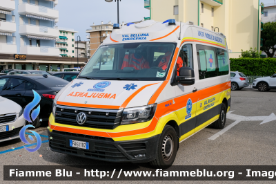 Volkswagen Crafter II serie 
Val Belluna Emergenza
in convenzione SUEM 118 Belluno
Allestimento Ambitalia
"INDIA 12" 
Parole chiave: Volkswagen Crafter_IIserie Ambulanza