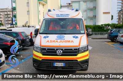 Volkswagen Crafter II serie 
Val Belluna Emergenza
in convenzione SUEM 118 Belluno
Allestimento Ambitalia
"INDIA 12" 
Parole chiave: Volkswagen Crafter_IIserie Ambulanza