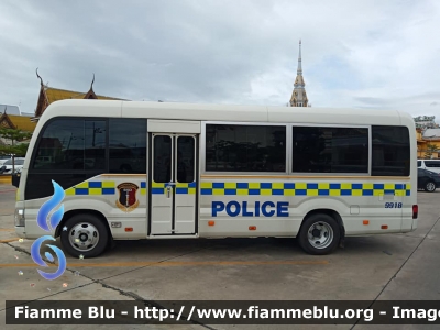 Toyota Coaster
ราชอาณาจักรไทย - Thailand - Tailandia
สำนักงานตำรวจแห่งชาติ - Royal Thai Police
SSD Special Operation
