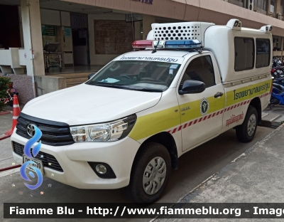 Toyota Hilux V serie
ราชอาณาจักรไทย - Thailand - Tailandia
Nakhon Pathom Hospital
Parole chiave: Ambulanza Ambulance