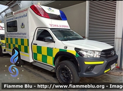 Toyota Hilux Revo V serie
ราชอาณาจักรไทย - Thailand - Tailandia
โรงพยาบาลรามาธิบดี - Ramathibodi Hospital
Parole chiave: Ambulanza Ambulance