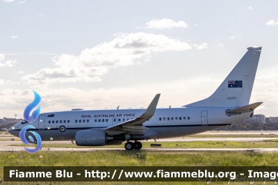 Boeing 737-7DF 
Australia
Royal Australian Air Force RAAF
 A36-002
