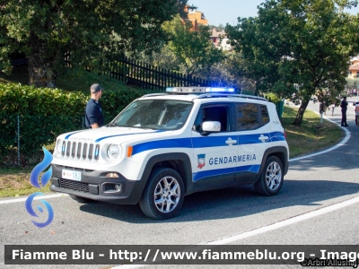 Jeep Renegade 
Repubblica di San Marino 
Gendarmeria 
Allestimento Elevox
RSM POLIZIA 182
Parole chiave: Jeep Renegade RSMPOLIZIA182