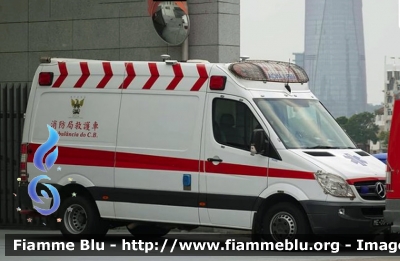 Mercedes-Benz Sprinter III serie 
中国 - China - Cina
黑沙環行動站 - Bombeiros de Macau
Parole chiave: Ambulanza Ambulance