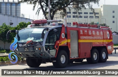 Rosenbauer Panther 6X6 III serie
中国 - China - Cina
Macau 
黑沙環行動站 - Bomberos de Macau Corpo de bombeiros do aeroporto
