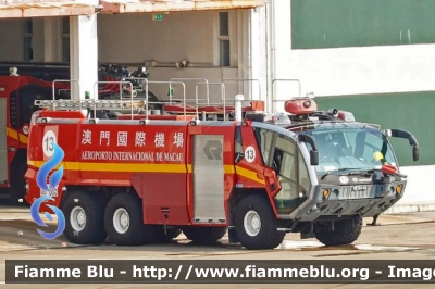 Rosenbauer Panther 6X6 III serie
中国 - China - Cina
Macau 
黑沙環行動站 - Bomberos de Macau Corpo de bombeiros do aeroporto
