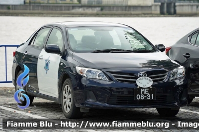 Toyota Corolla
中国 - China - Cina
澳門海關 - Serviços de Alfândega - Customs of Macau
