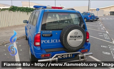 Suzuki Gran Vitara
中国 - China - Cina
Macau Policia - Public Security Police
