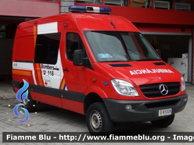 Mercedes-Benz Sprinter III serie
Principat d'Andorra - Principato di Andorra
Bombers
Parole chiave: Ambulance Ambulanza