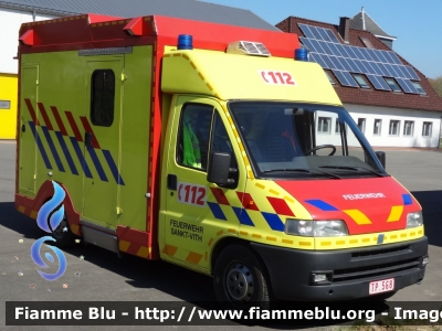 Fiat Ducato II serie
Koninkrijk België - Royaume de Belgique - Königreich Belgien - Belgio 
Brandweer Sankt-Vith
Parole chiave: Ambulanza Ambulance