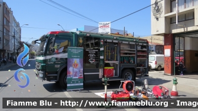 Mercedes-Benz Atego 1629 4x4 III serie
República de Chile - Chile - Cile
Valparaiso Sesta Compagnia di Pompieri Cristoforo Colombo
