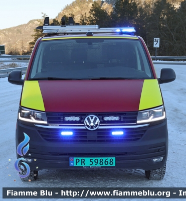 Volkswagen Transporter T7
Kongeriket Norge - Kongeriket Noreg - Norvegia
Setesdal Brann og Redning
