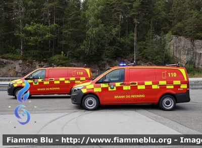 Mercedes-Benz Vito III serie 
Kongeriket Norge - Kongeriket Noreg - Norvegia
Kvam Brann og Redning
