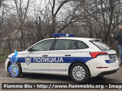 Skoda Scala
Република Србија - Repubblica Serba
Полиција Србије - Polizia Serba
