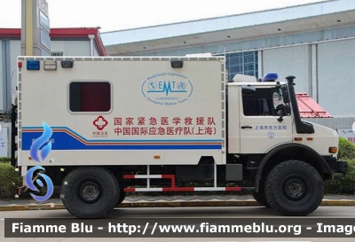 Mercedes-Benz Unimog 
中国 - China - Cina
Shanghai Ambulance /WHO World Health Organization
emergenza Coronavirus
