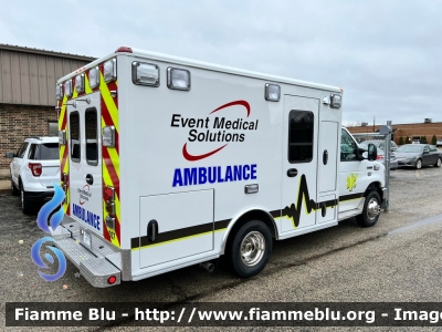 Ford E-350
United States of America - Stati Uniti d'America
Event Medical Solutions Chicago IL
Parole chiave: Ambulance Ambulanza