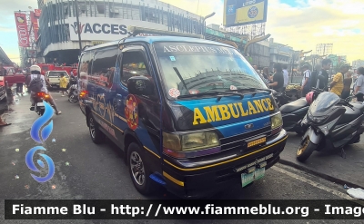 Toyota HiAce
Repúbliká ng Pilipinas - Republic of the Philippines - Filippine
Asclepius Medical
Parole chiave: Ambulance Ambulanza