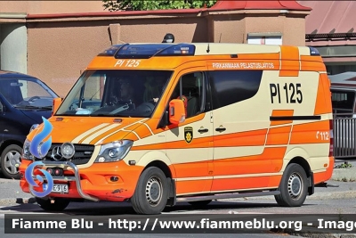 Mercedes-Benz Sprinter III serie restyle
Suomi - Finland - Finlandia
Tampere Pelastuslaitos
Parole chiave: Mercedes-Benz Sprinter_IIIserie_Restyle Ambulanza Ambulance