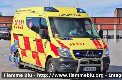 Mercedes-Benz Sprinter III serie restyle
Suomi Finland - Finlandia
Pohjois-Savo Pelastuslaitos
Parole chiave: Ambulanza Ambulance