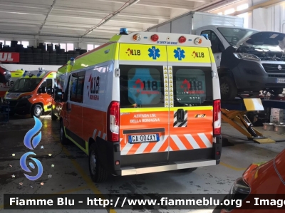 Fiat Ducato X290
118 Romagna Soccorso
Azienda USL della Romagna
Ambito Territoriale di Rimini
"BRAVO 27"
Allestita Safety Car Rimini
Parole chiave: Fiat Ducato_X290 Ambulanza