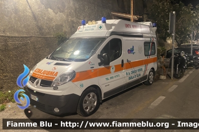 Renault Trafic II serie
Pubblica Assistenza
Unità Mobile di Soccorso
Croce Verde Isola D'Elba-Portoferraio (LI)
Codice Automezzo: 15
Allestimento Alessi & Becagli
Parole chiave: Renault Trafic_IIserie Ambulanza