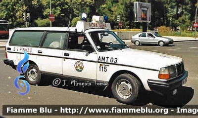 Volvo 245
Portugal - Portogallo
Bombeiros Voluntários Pinhão
Parole chiave: Ambulanza Ambulance