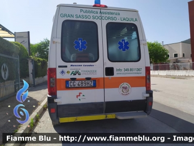 Fiat Ducato III serie
Pubblica assistenza Gran Sasso soccorso
Allestimento Mariani fratelli
