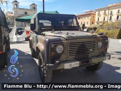 Land Rover Defender AR90
Esercito Italiano
9’ reggimento Alpini L’Aquila
EI BL 298
