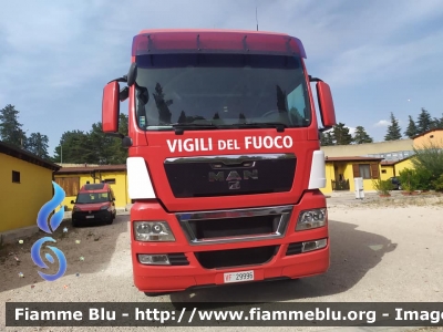 Man TGX 26.480 I serie
Vigili del Fuoco
Comando Provinciale di L'Aquila
Nucleo SAPR
VF 29996
Parole chiave: Man TGX_26.480_Iserie VF29996