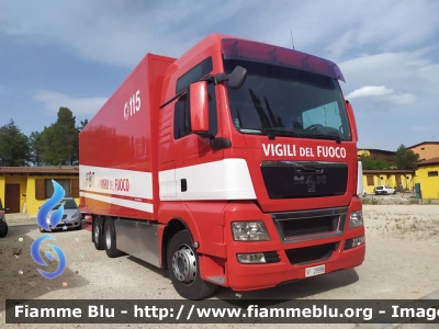 Man TGX 26.480 I serie
Vigili del Fuoco
Comando Provinciale di L'Aquila
Nucleo SAPR
VF 29996
Parole chiave: Man TGX_26.480_Iserie VF29996