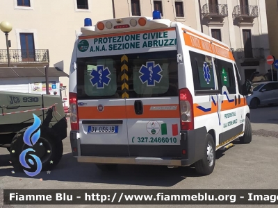 Fiat Ducato X250
ANA Protezione Civile
Sez. Abruzzi
Ambulanza allestimento Fast
Ricondizionata Orion 
