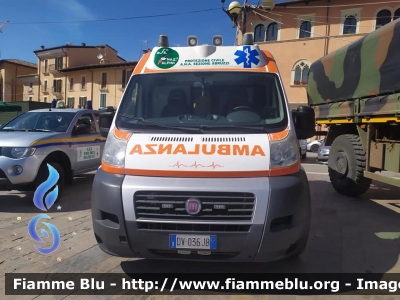 Fiat Ducato X250
ANA Protezione Civile
Sez. Abruzzi
Ambulanza allestimento Fast
Ricondizionata Orion 
