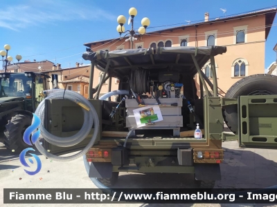 Iveco VM90 
Esercito Italiano
9’ reggimento Alpini L’Aquila
Battaglione multifunzionale Vicenza
Automezzo Nucleo AIB Dotato di Modulo Antincendio DT-400-D
Allestimento Divitec
EI DH 385
