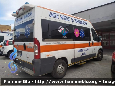 Fiat Ducato X250
118 Abruzzo soccorso
USL n4 L’Aquila
Allestimento Fast
Mezzo acquistato con contributo protezione civile nazionale
Parole chiave: Fiat Ducato_X250