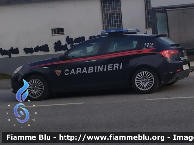 Alfa Romeo Nuova  Giulietta Restyle
Carabinieri
CC Compagnia de L'Aquila
Nucleo operativo e radiomobile
Allestita NCT Nuova Carrozzeria Torinese
Decorazione Grafica Artlantis
